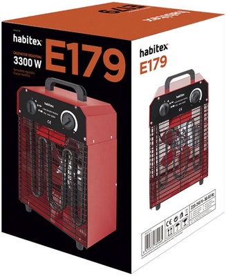 Calefactor Habitex Industrial Vertical Modelo E179 3300w
